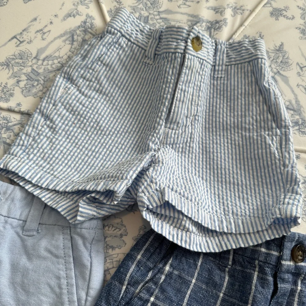 3 pairs of Toddler Boys Janie & Jack Shorts- 6-12 mos - Picture 3 of 11